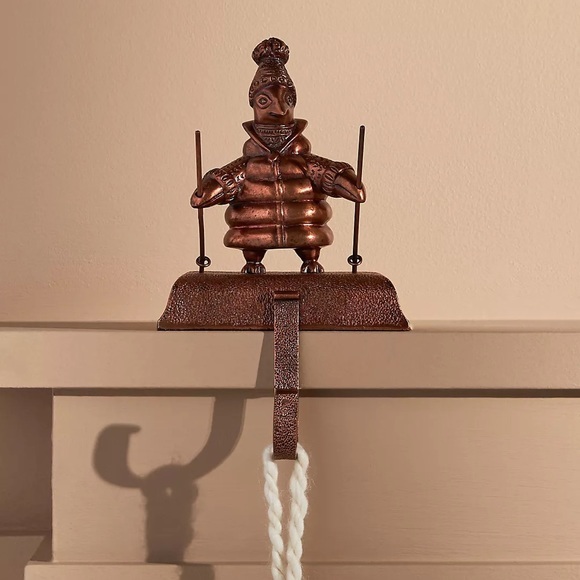 🎄New! Anthropologie-Puff Jacket Penguin Stocking Holder